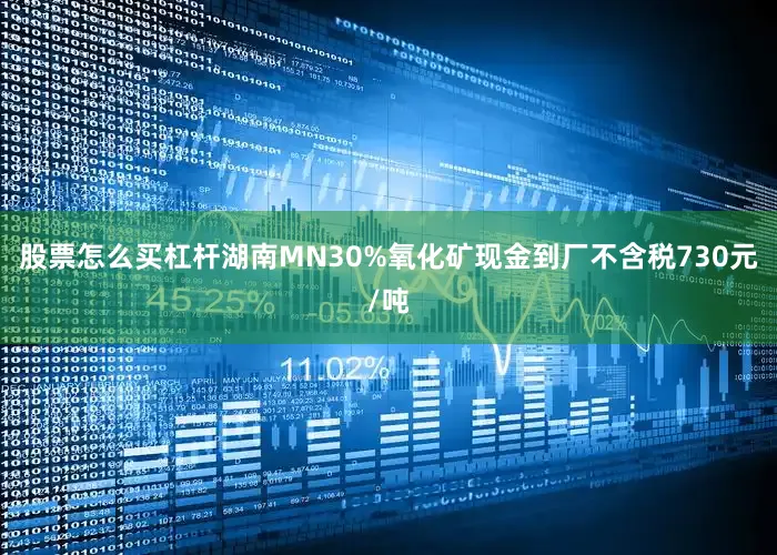 股票怎么买杠杆湖南MN30%氧化矿现金到厂不含税730元/吨